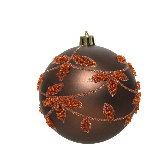 SFERA DARK BROWN D8 CON FIORI
